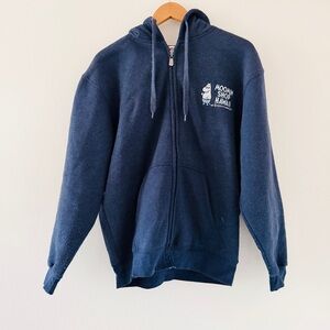 Moomin Shop Hawaii Navy Blue Full Zip Jacket